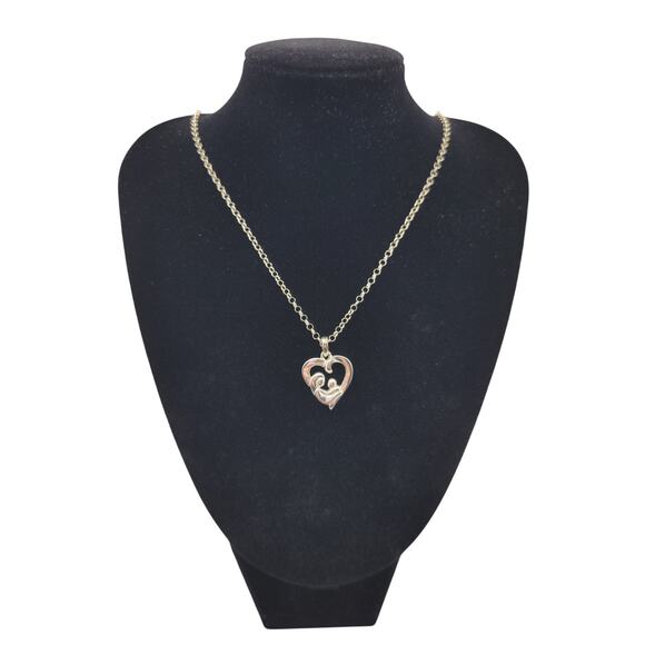 Mexico 925 Mother and Child Necklace - Picture 2 of 7